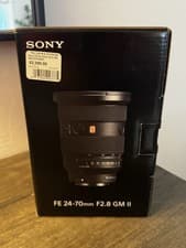 Sony 24-70mm f/2.8 GM II G Master E-Mount Lens, Full Frame Compatible