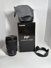 Canon RF 24-70mm f/2.8L IS USM Lens – Excellent Condition with Box, Hood & Pouch